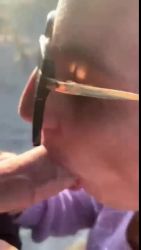 I enjoy giving blowjobs to strangers in public spots while being watched