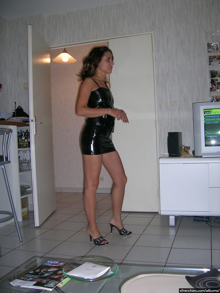Couple amateur francais | Lingerie cuir sexy n°19