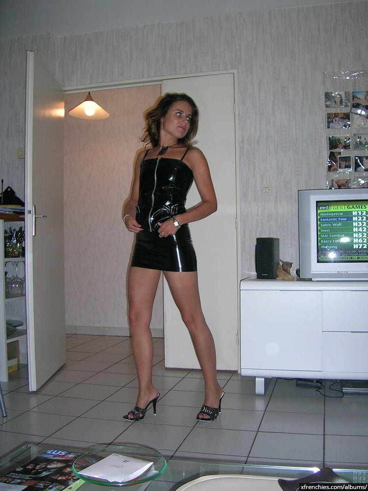 Couple amateur francais | Lingerie cuir sexy n°23